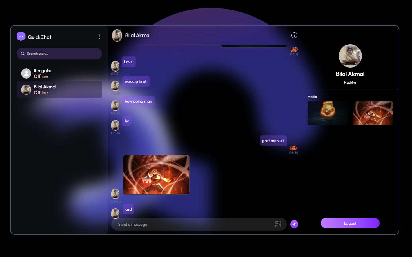 Chat App Screenshot