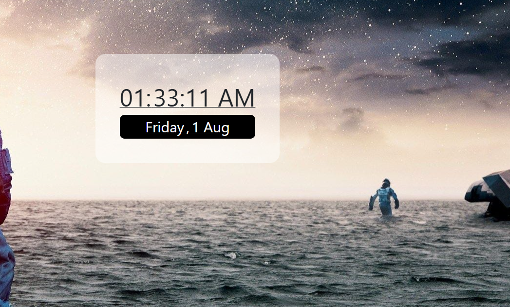 Digital Clock Screenshot